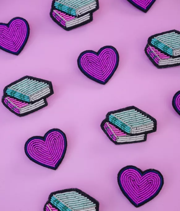 Broche Book Lover