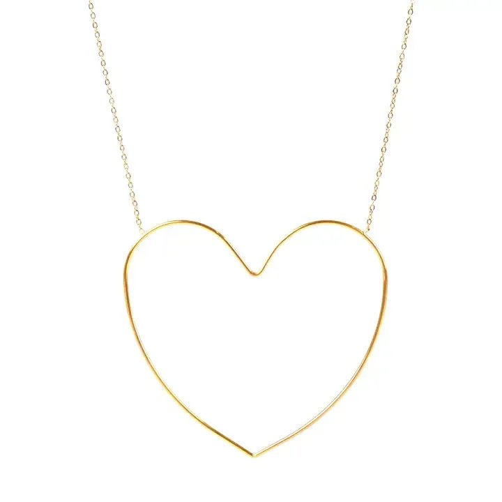 Collier coeur fin